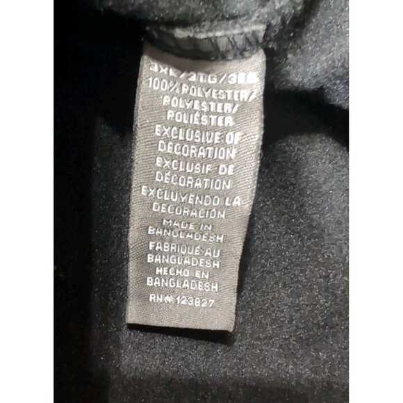 Saints Studio Men’s 3XL Black Pullover Hoodie Subdued Unique Asian Dragons Print - Picture 7 of 8